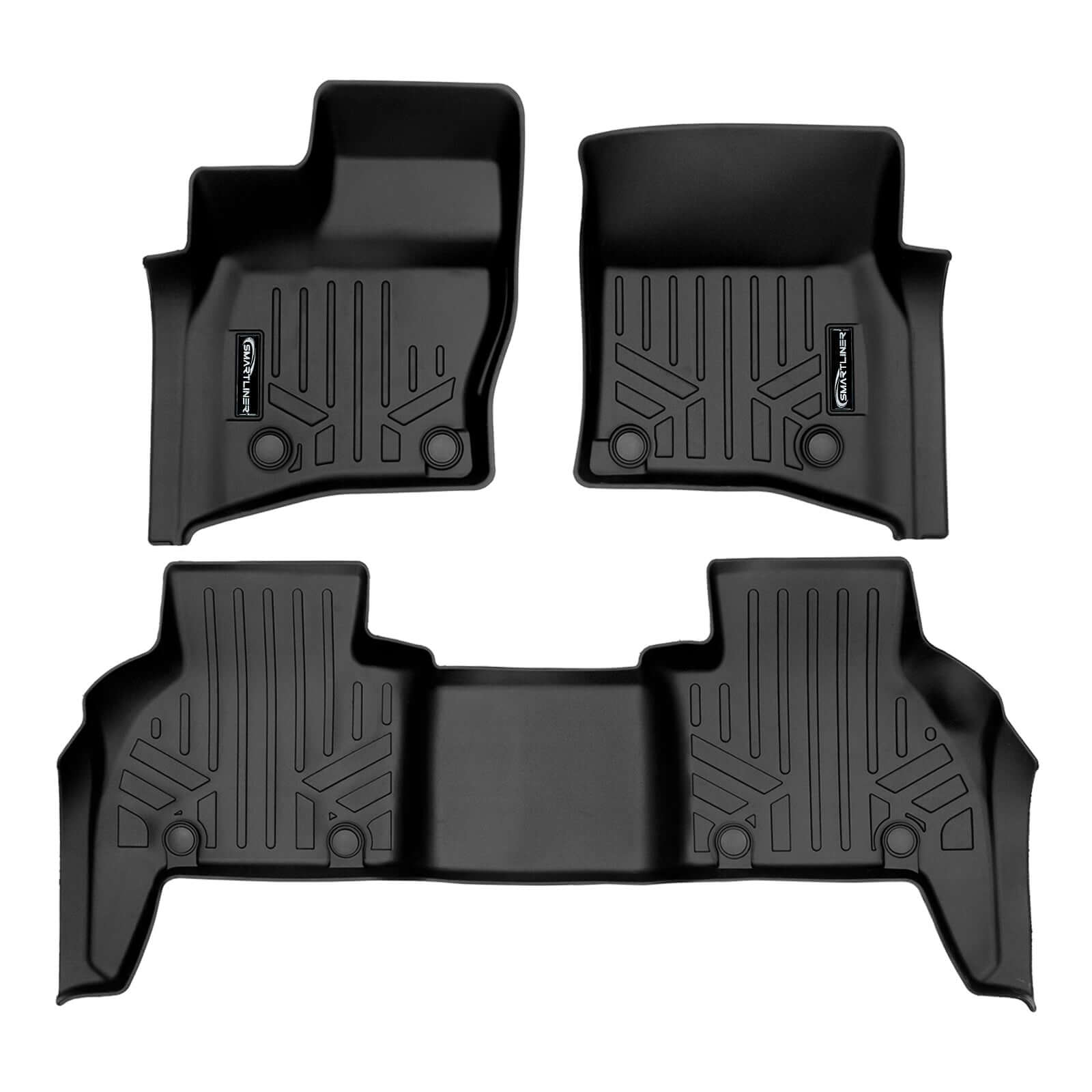 SMARTLINER Custom Fit Floor Liners For 2023-2025 Land Rover Defender 130 7 Passenger